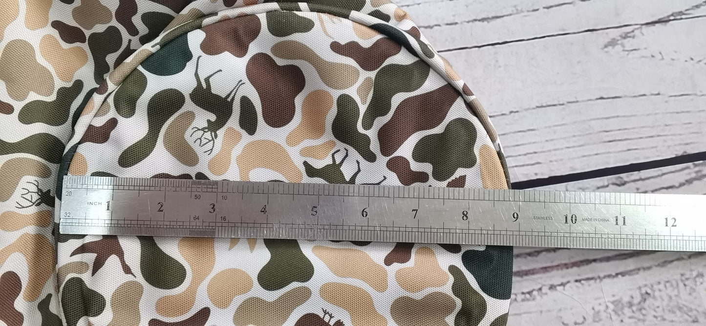 RTS NO MOQ(In Stock) BA0289 Duck and puppy camouflage bucket bag