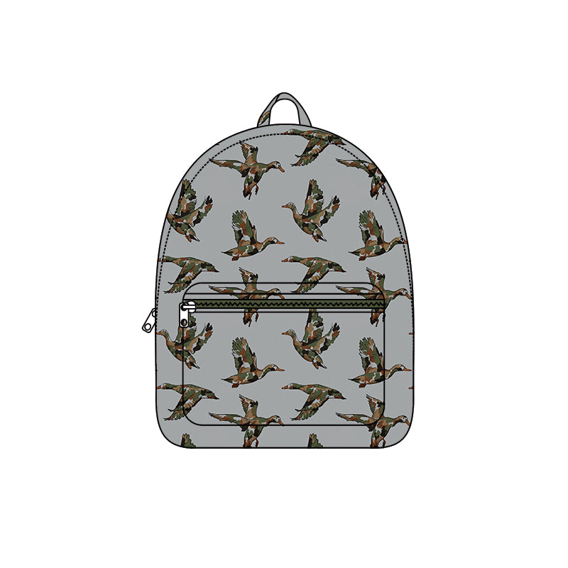 (Preorder new) No moq Baby Kids Camo Ducks rint Backpack Duffle Bag Insulated Lunch Box
