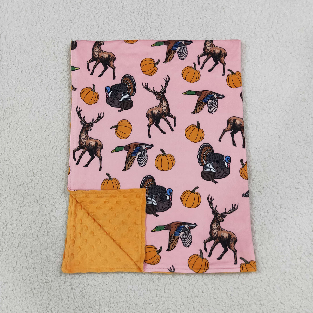 RTS NO MOQ Sibling Blankets Baby Kids Ducks Camouflage Hunting Blankets