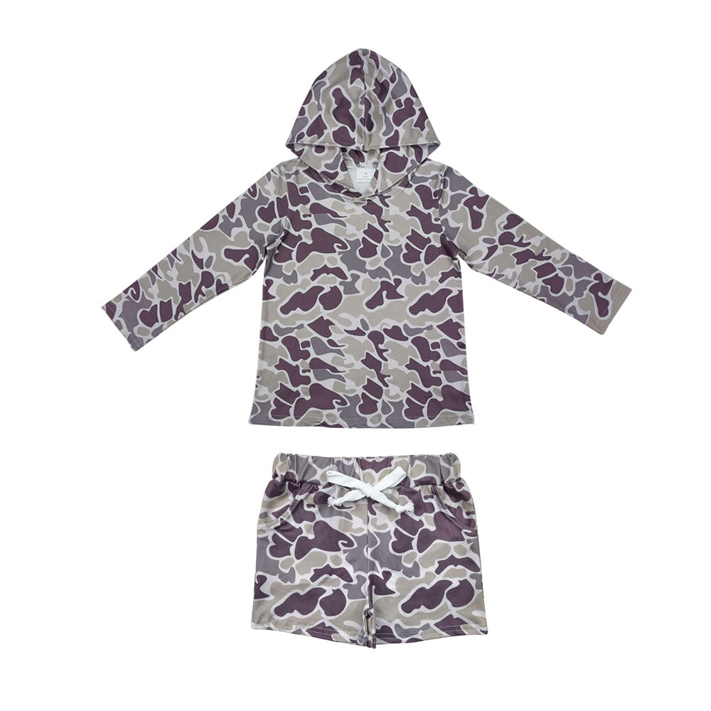 RTS NO MOQ BT0923+SS0454 HOT SELL baby boys Camouflage hat set