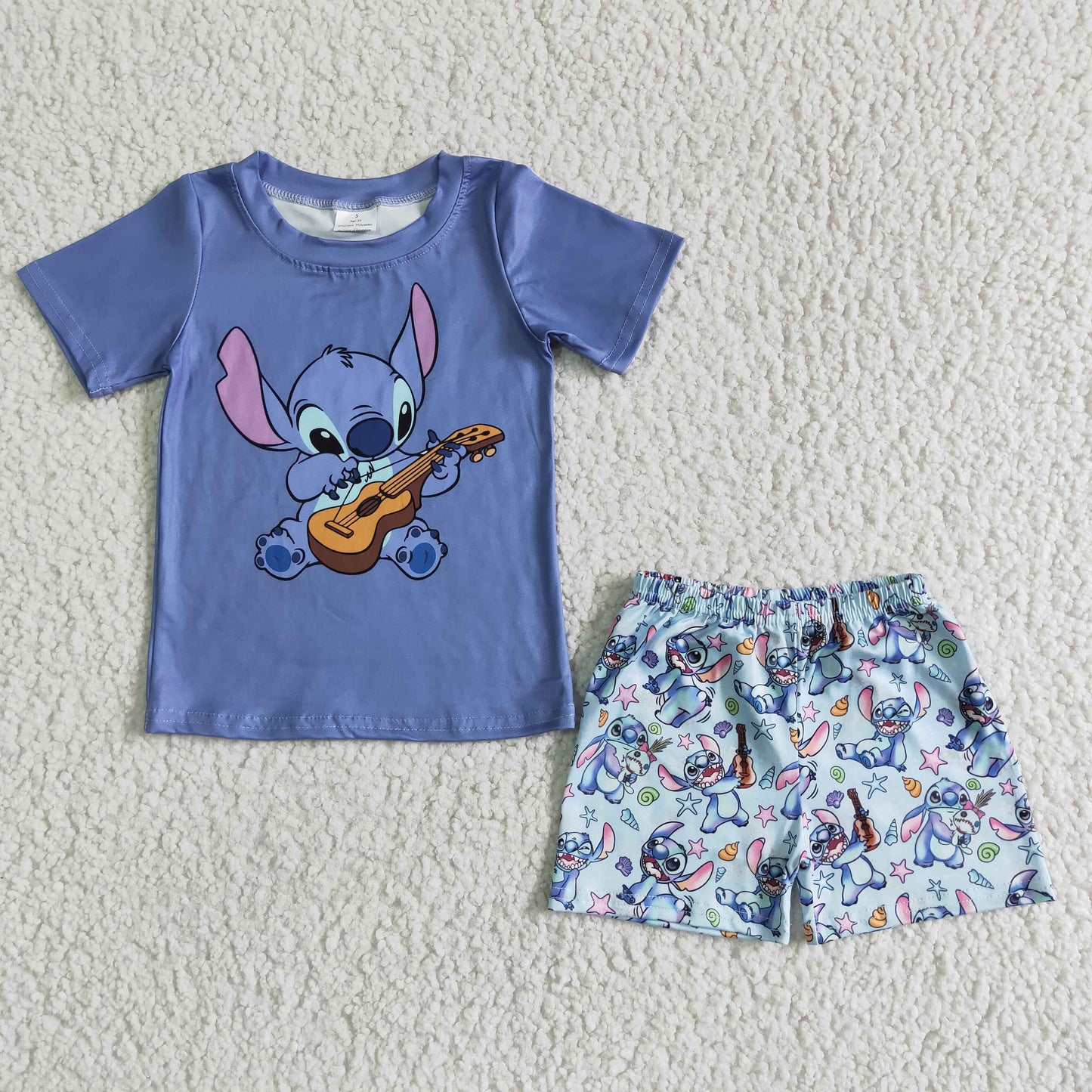 Cute Clothes BSSO0027 Baby Boys Short Sleeve Summer Animal Shorts Sets