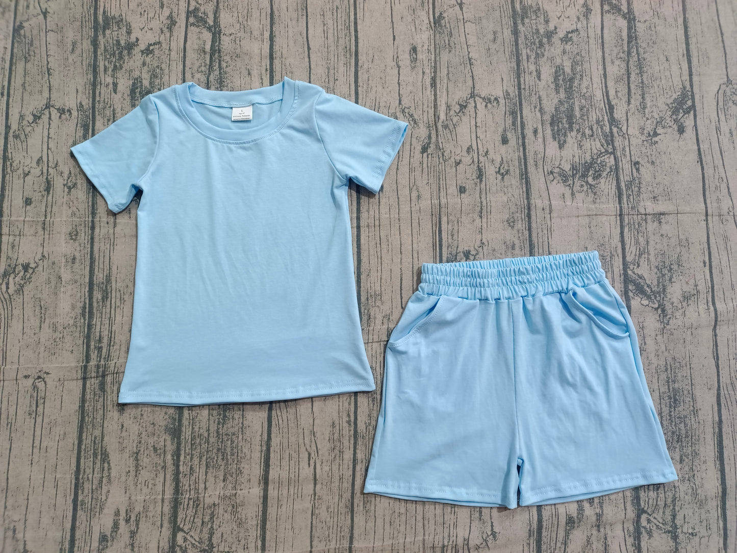 (Sample) No moq BSSO1887 COTTON SPRING COLOR BOYS SETS
