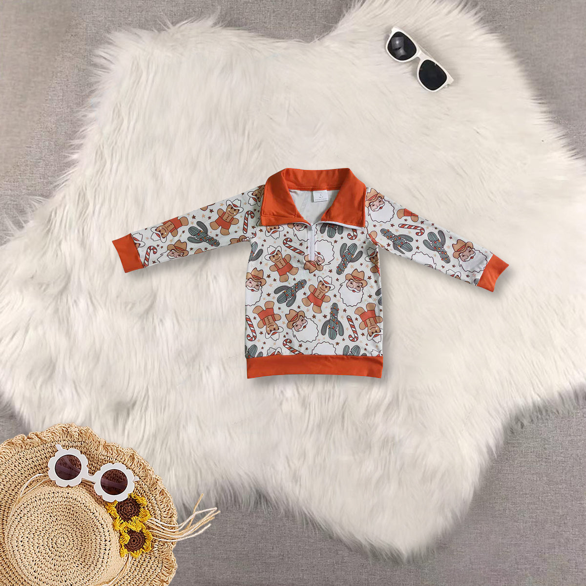 RTS NO MOQ Sibling Baby boy clothes long-sleeved trousers suit & top