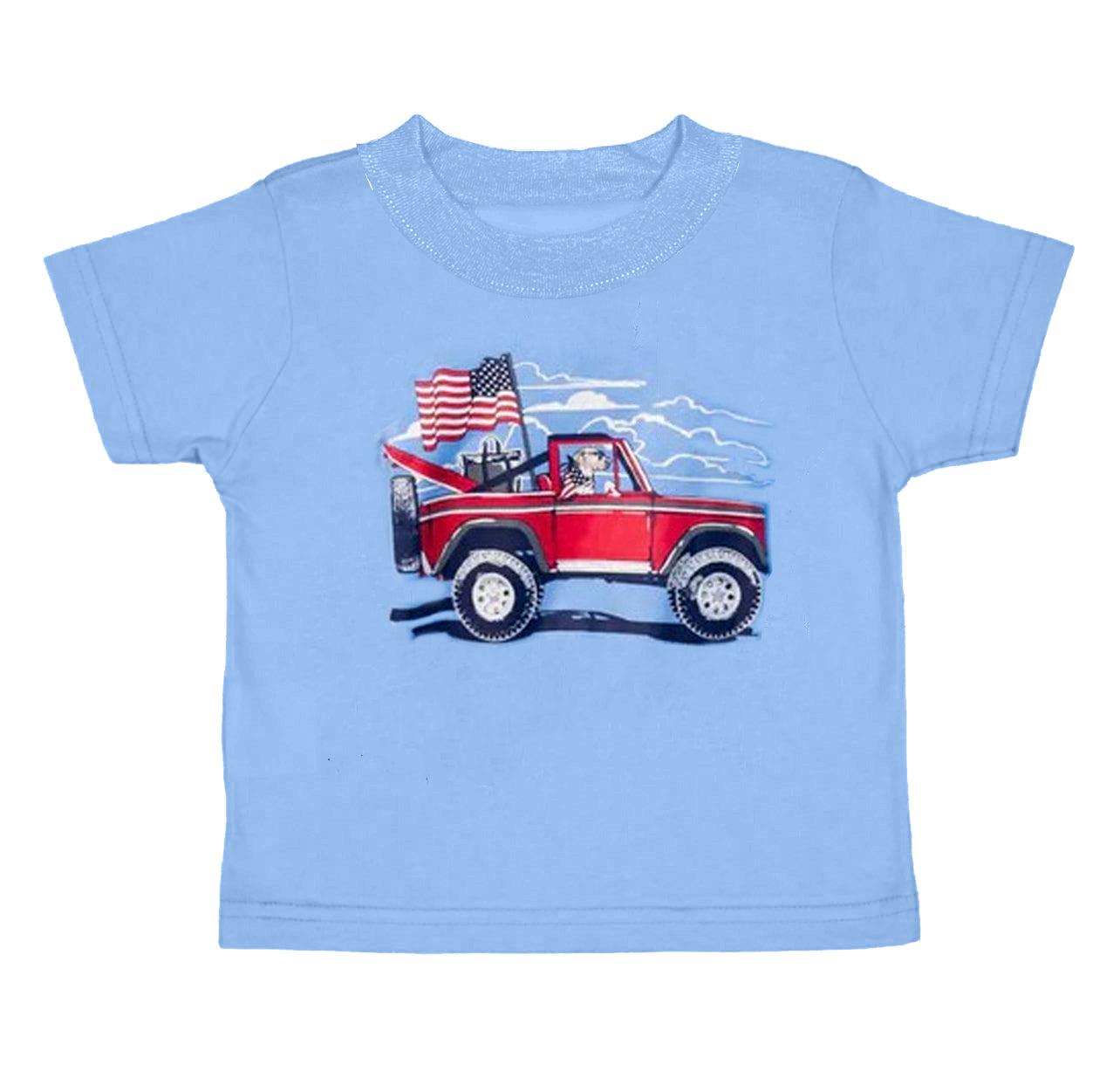 BT0662 pre-order baby boy clothes 4th of July patriotic boy summer tshirt