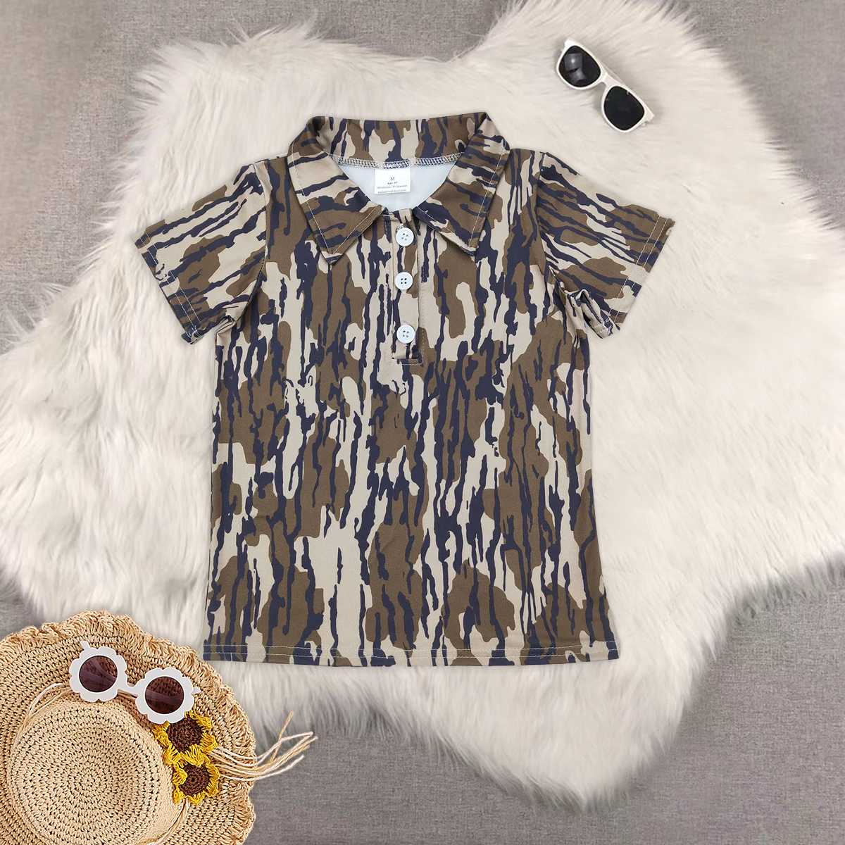 RTS NO MOQ baby boys clothes duck Short Sleeve Suit & Top and shorts