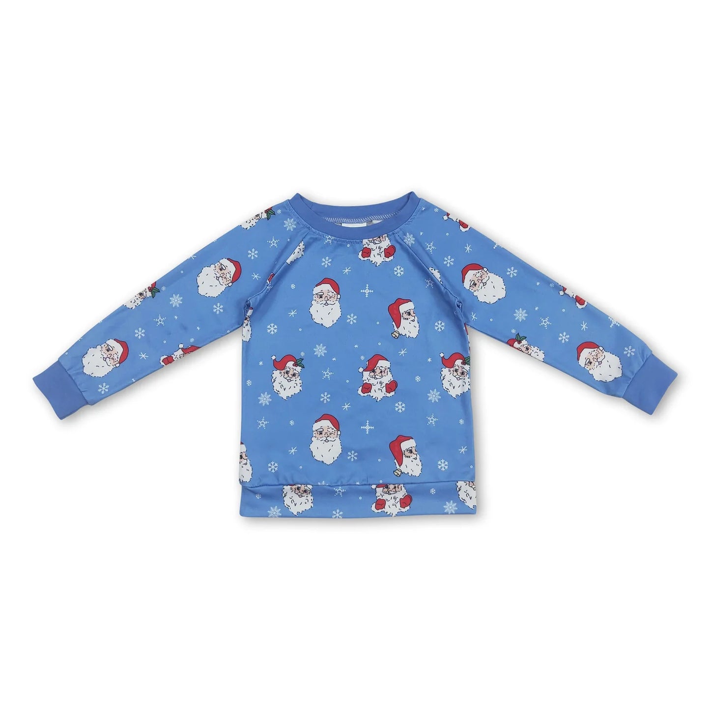 RTS NO MOQ Sibling milk silk Baby Boys Green Santa Tee Shirts Casual Tops