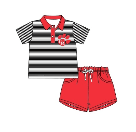 Deadline: May 10custom no moq eta 5-6week Striped Boys CR Suit