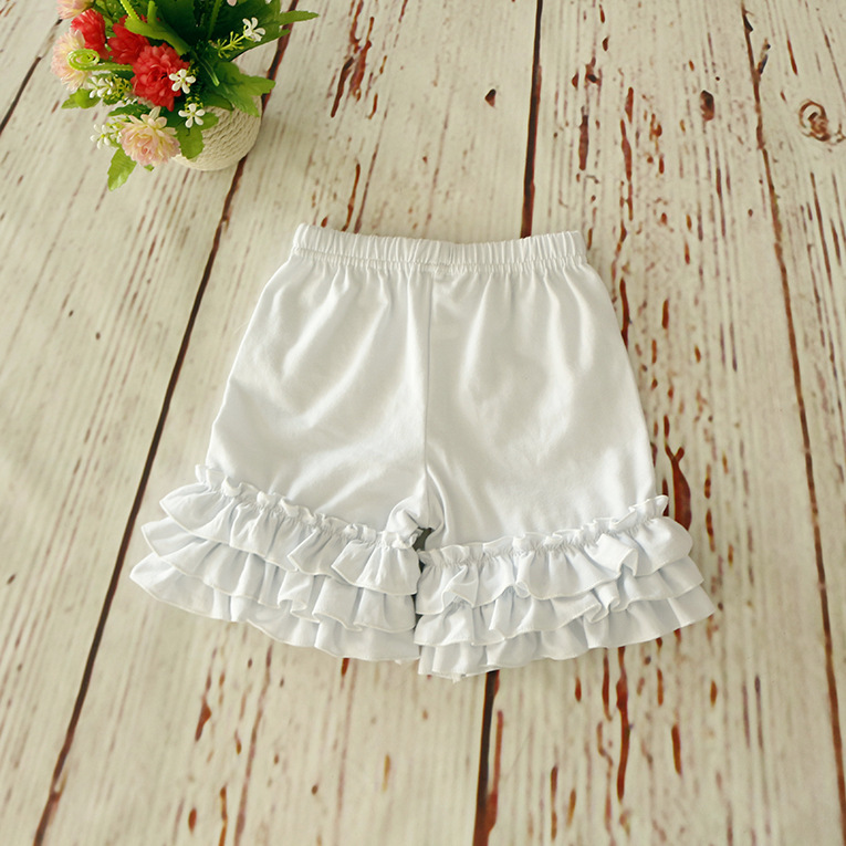 RTS NO MOQ ETA 7-8DAYS ARRIVED cotton ruffle shorts