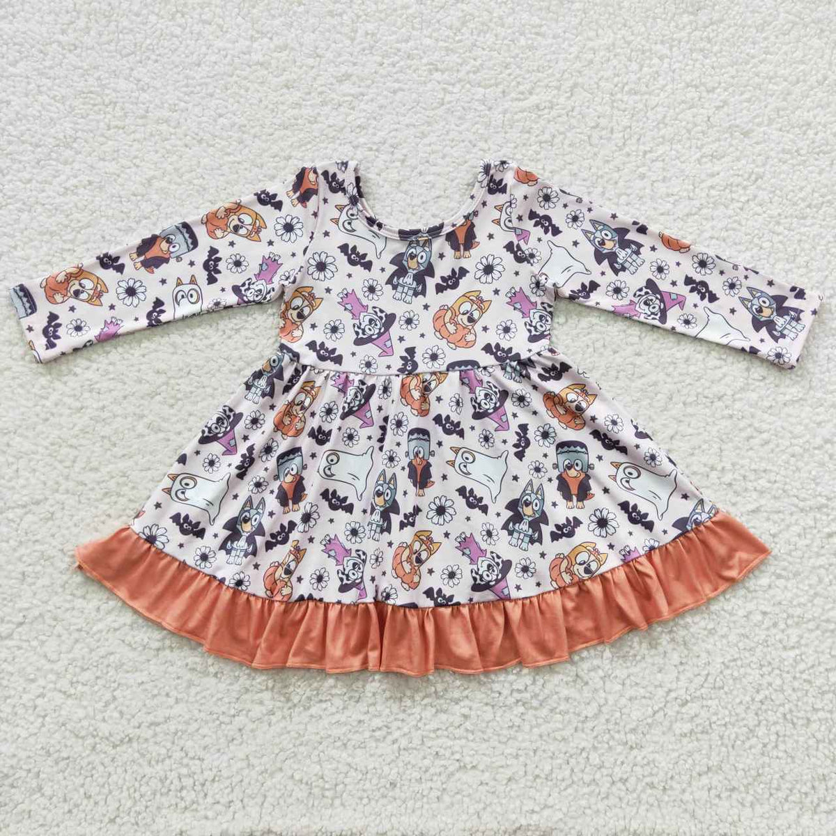 GLD0216 Halloween long sleeve dress