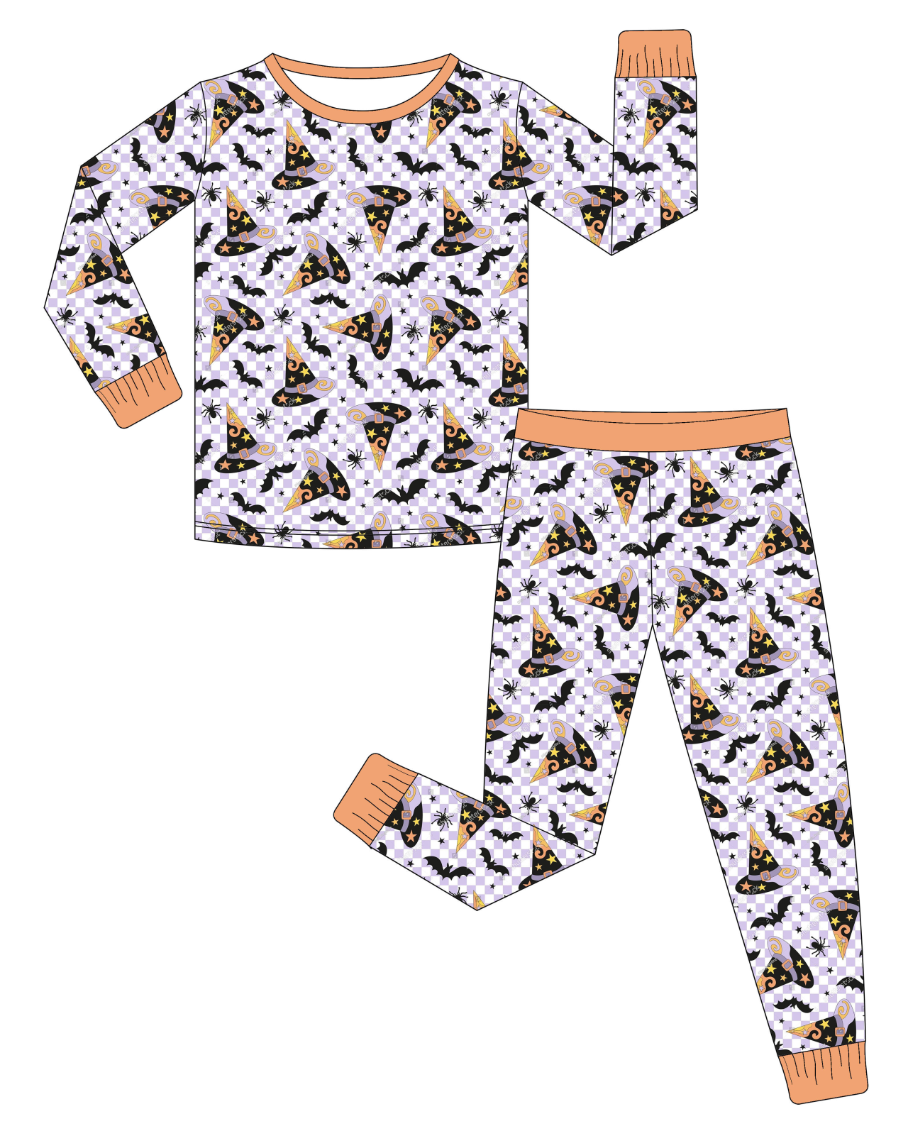 Custom moq 3 eta 6-8weeks Purple and white bat hat long sleeve pullover suit