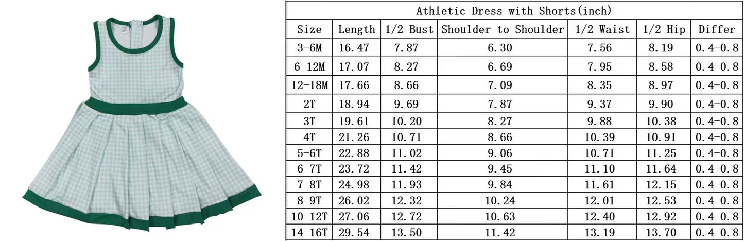 RTS NO MOQ Sibling baby girl clothes solid color skirt yoga dresses 3