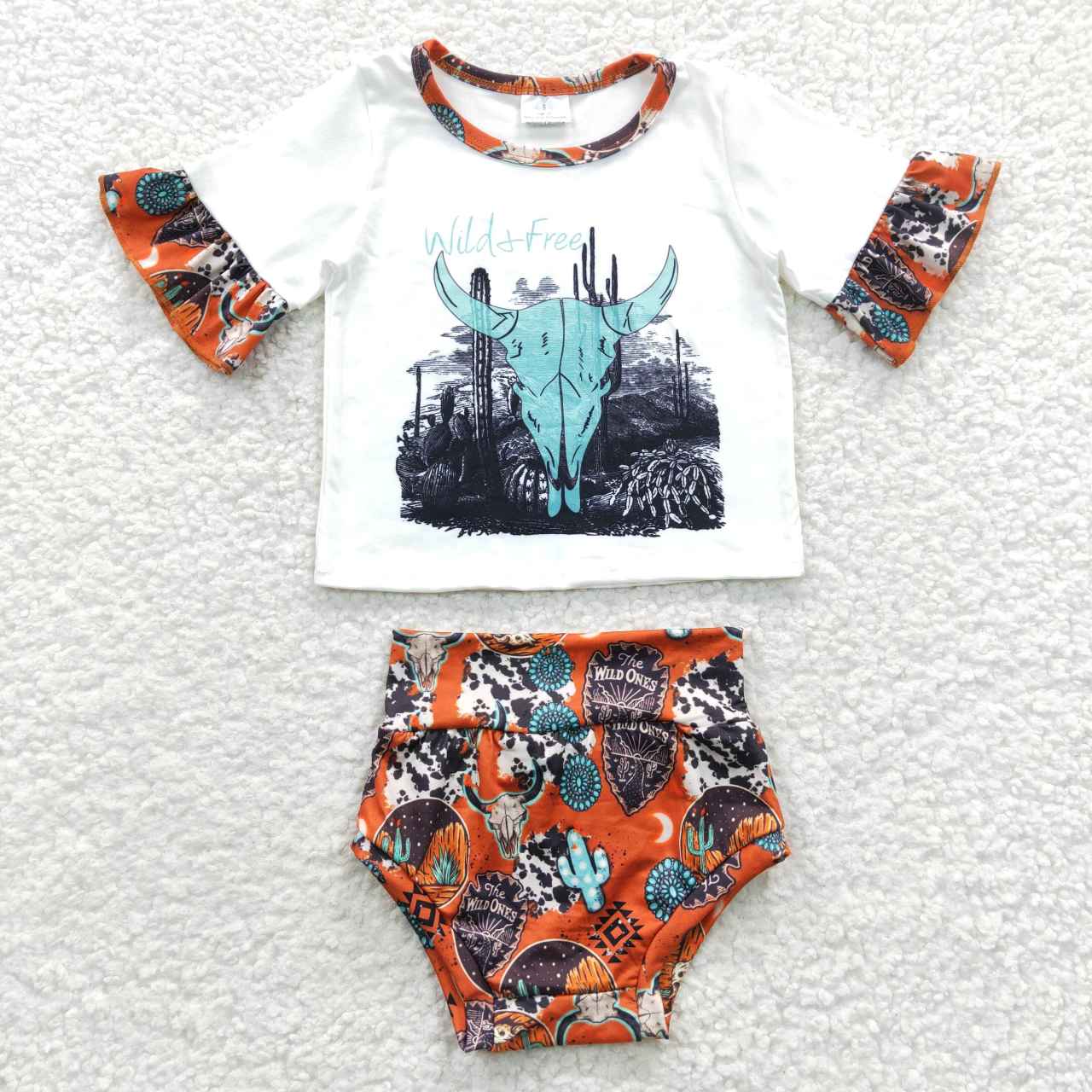 GBO0129 Tau Cactus Lace Short Sleeve Brief Set