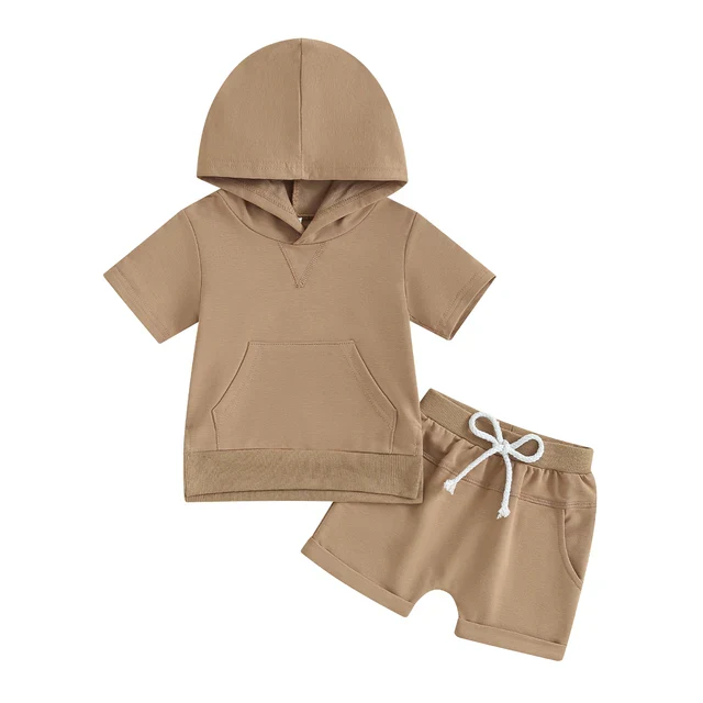 custom moq 3 cotton fabric eta 4-5weeks Brown boy's suit