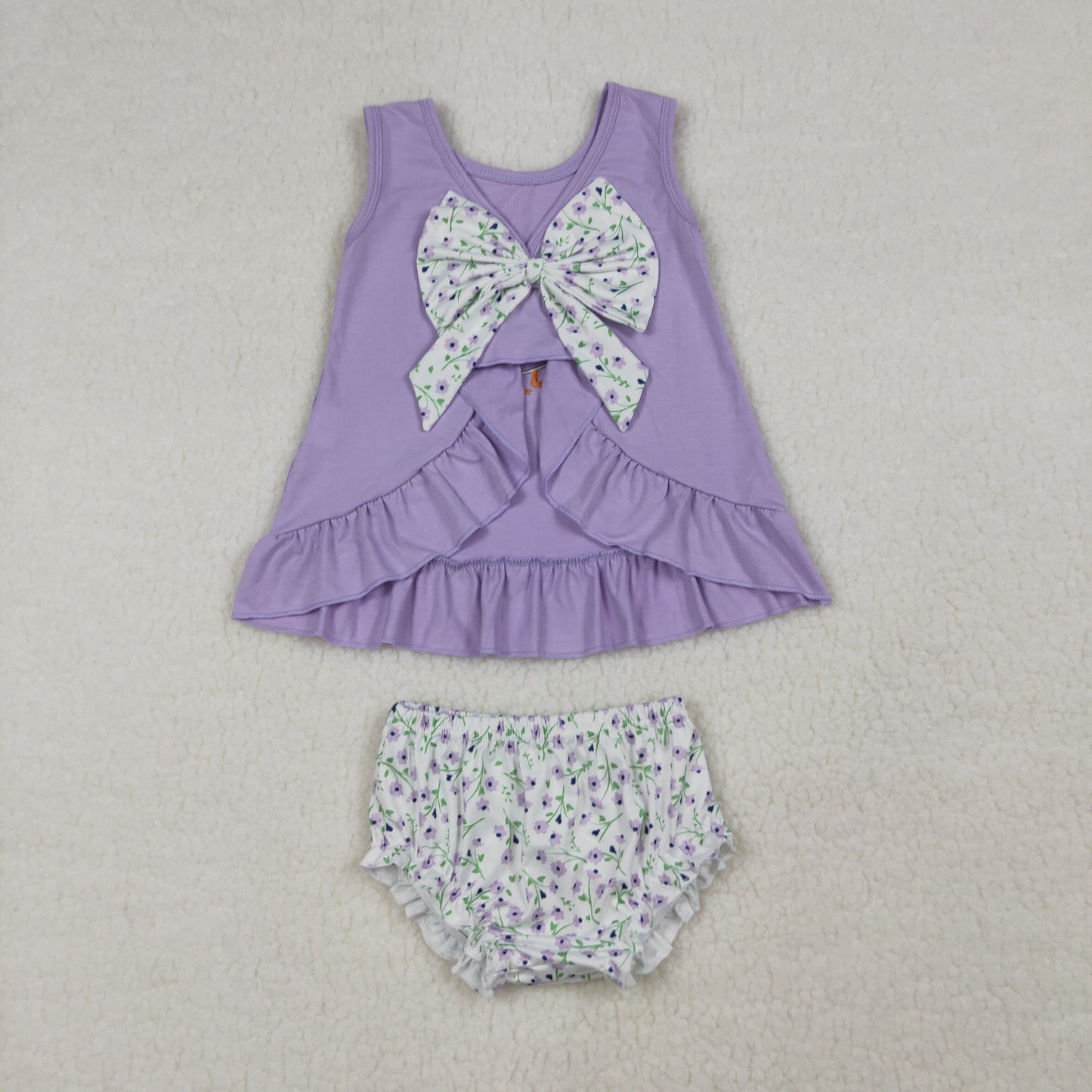 RTS NO MOQ Sibling Embroidery Floral Goose Baby Girls Sleeveless Tunic Bummies Set Tunic Ruffle Shorts Set Dresses