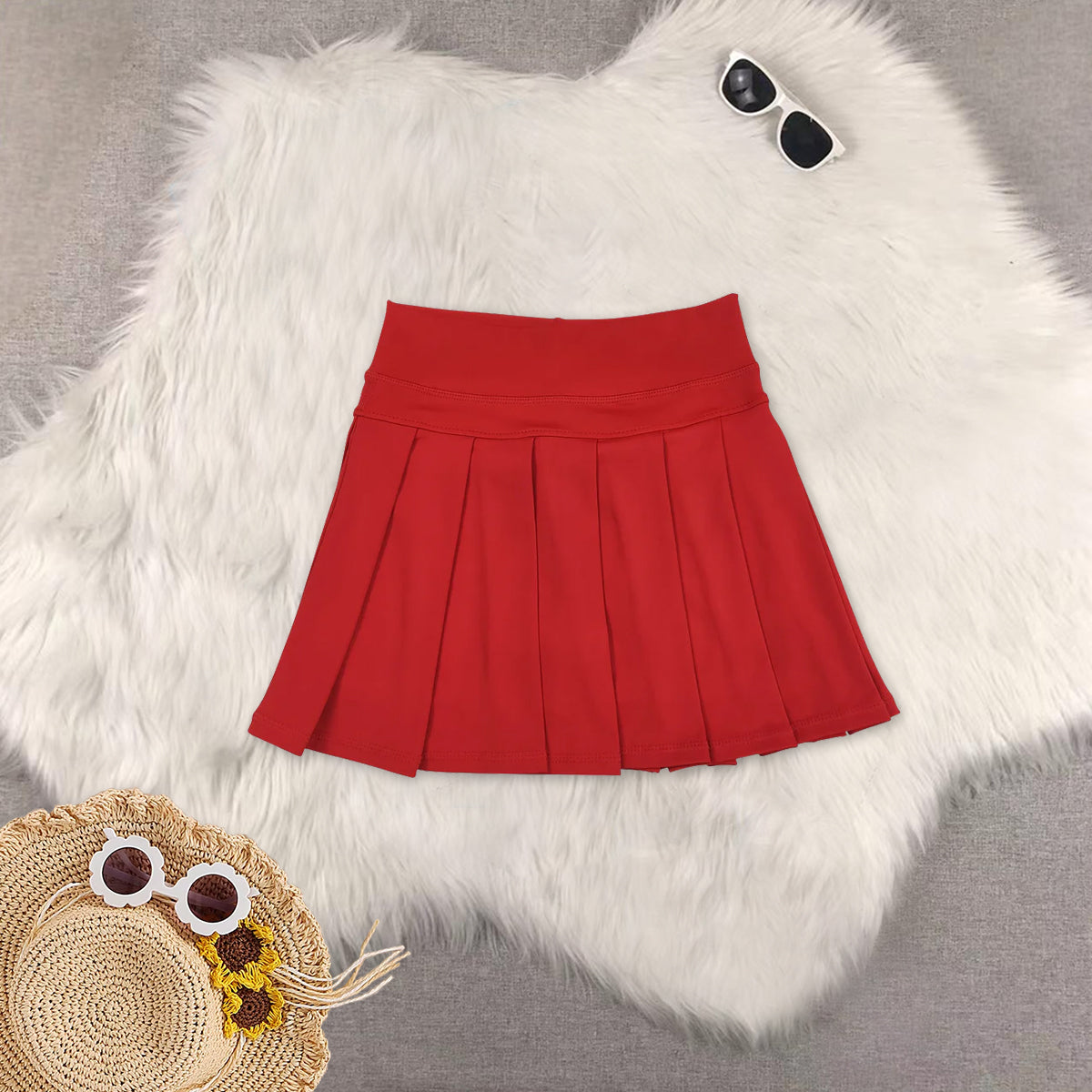RTS NO MOQ Sibling baby girls clothes long sleeve short skirts sets and Top and yoga skirts