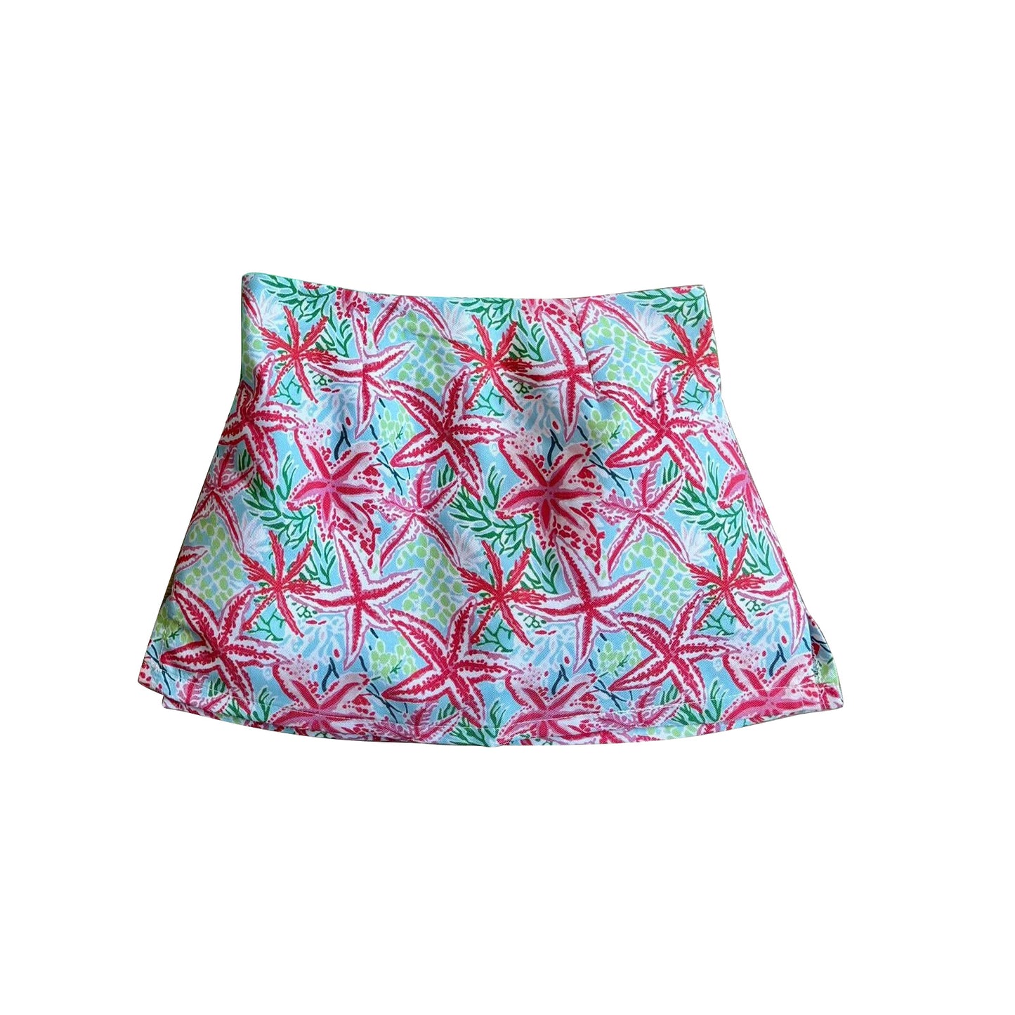 (Pre Order) No moq yoga fabric Baby Girls Print Yoga Skirt Summer Casual Clothes
