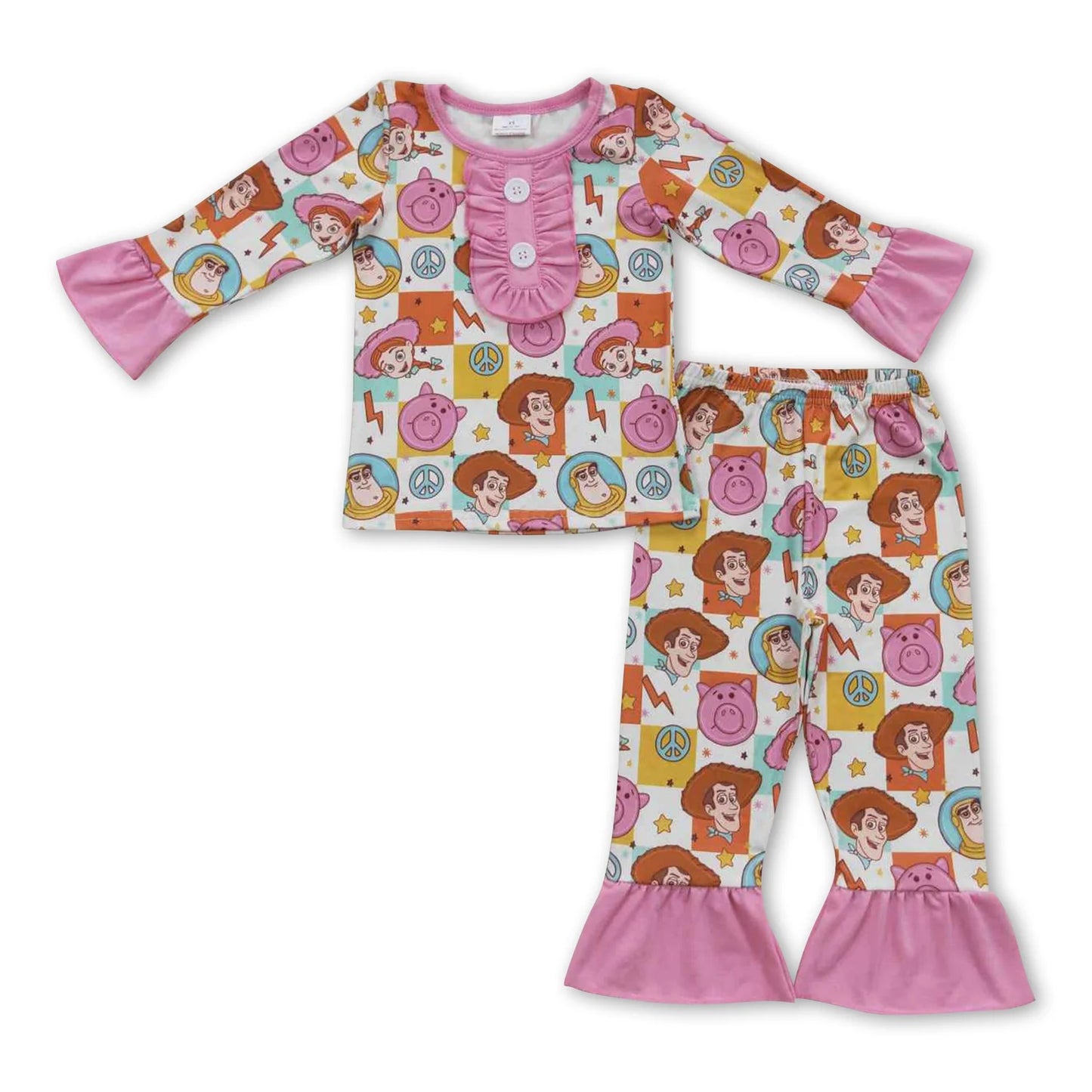 RTS NO MOQ Sibling milk silk Cute Clothes Baby Boys Girls Bamboo Long Sleeve Top Pants Pajamas Clothes Sets