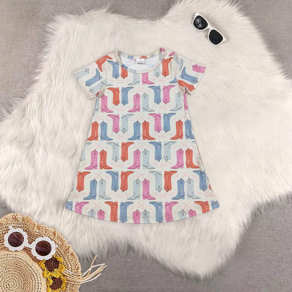 RTS NO MOQ Sibling Baby Girls Summer Mixed Outfit and dress