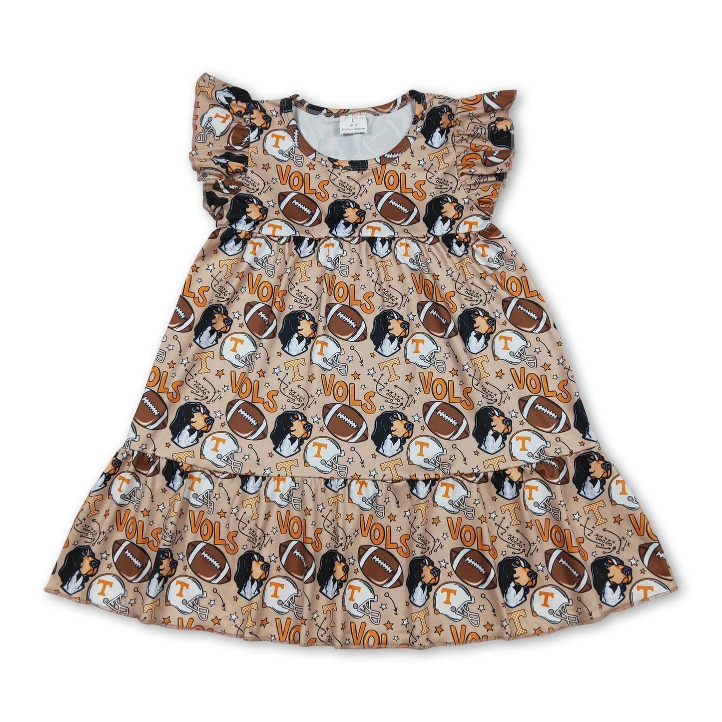 RTS NO MOQ Sibling milk silk Baby Girls Footballs Vest Ruffle Skirt Short Team Yoga Active Sets Patchwork Knee Length Dresses Boys Button Shirts Top