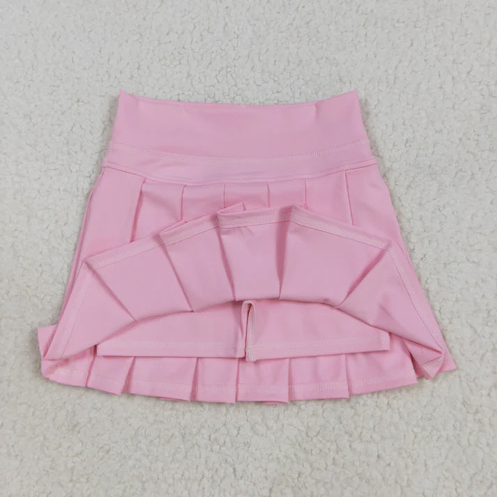 RTS Sibling baby girls clothes yoga solid color summer shorts skirts