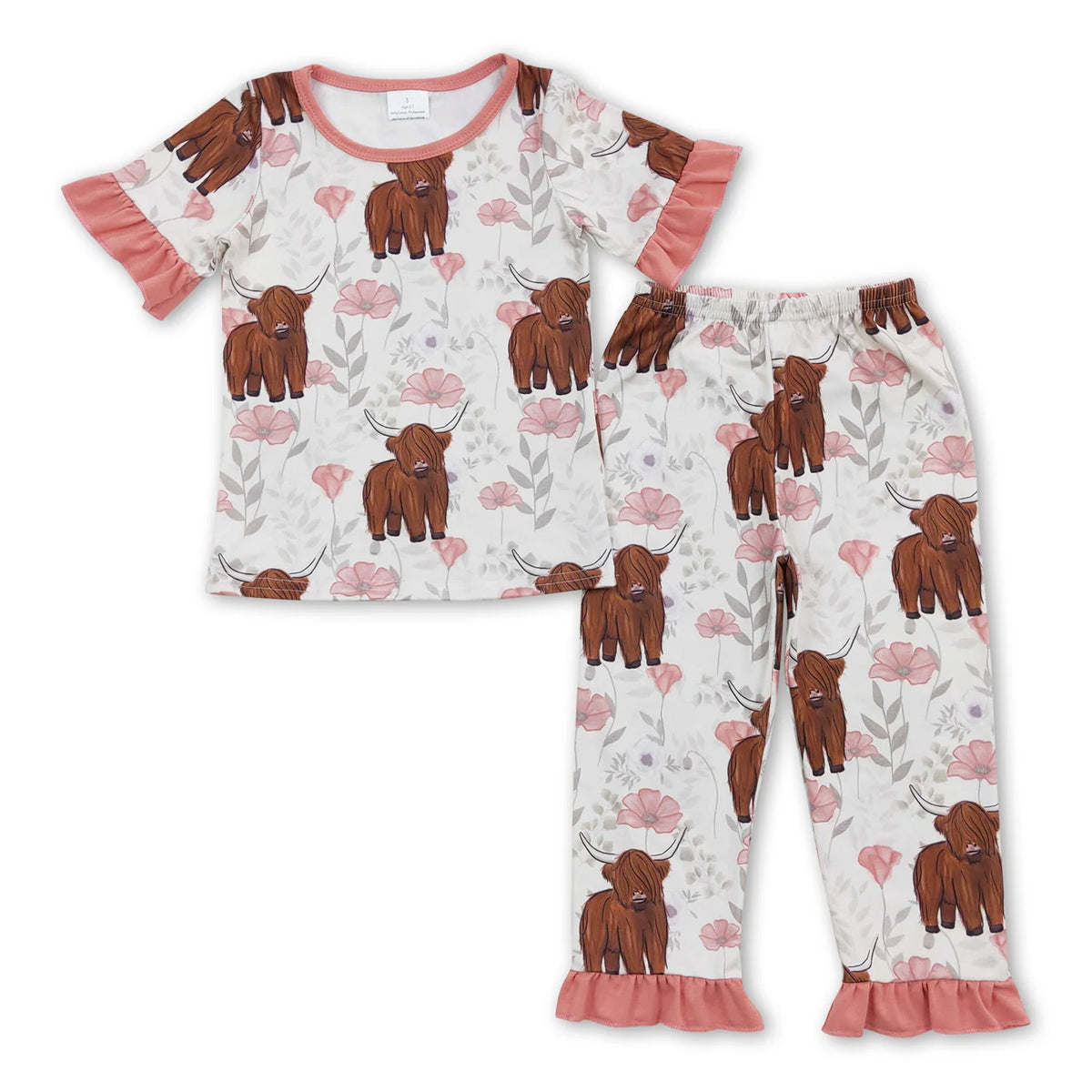 RTS NO MOQ Sibling baby Girls clothes short sleeve pants Sets