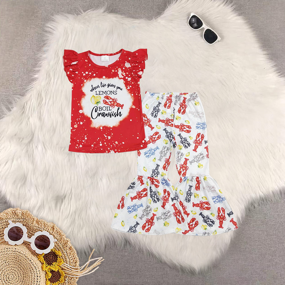 RTS NO MOQ Sibling baby girl clothes short-sleeved pants set romper