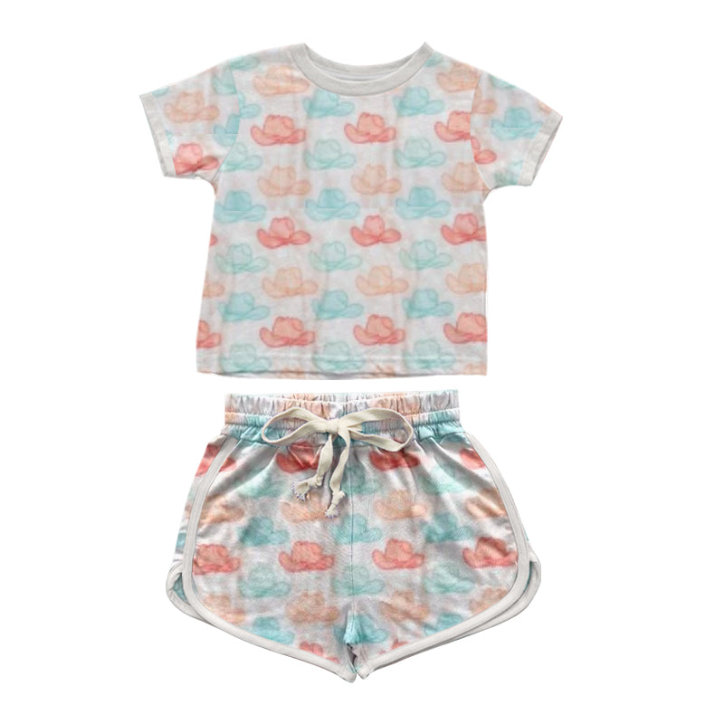 GSSO1347 pre-order baby girl clothes cowgirl toddler girl summer outfit