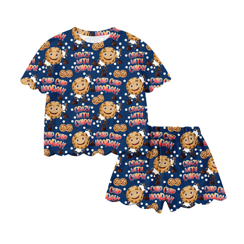 (Pre Order) No moq GSSO3289 Pre-order scallop baby girl clothes short sleeve shorts sets-2026.1.23