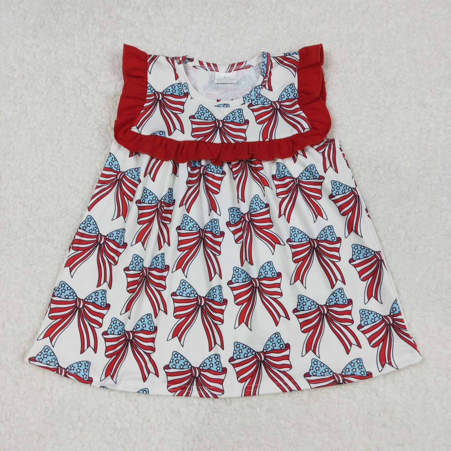 RTS NO MOQ Girls Boys bow Clothes Sets and romper
