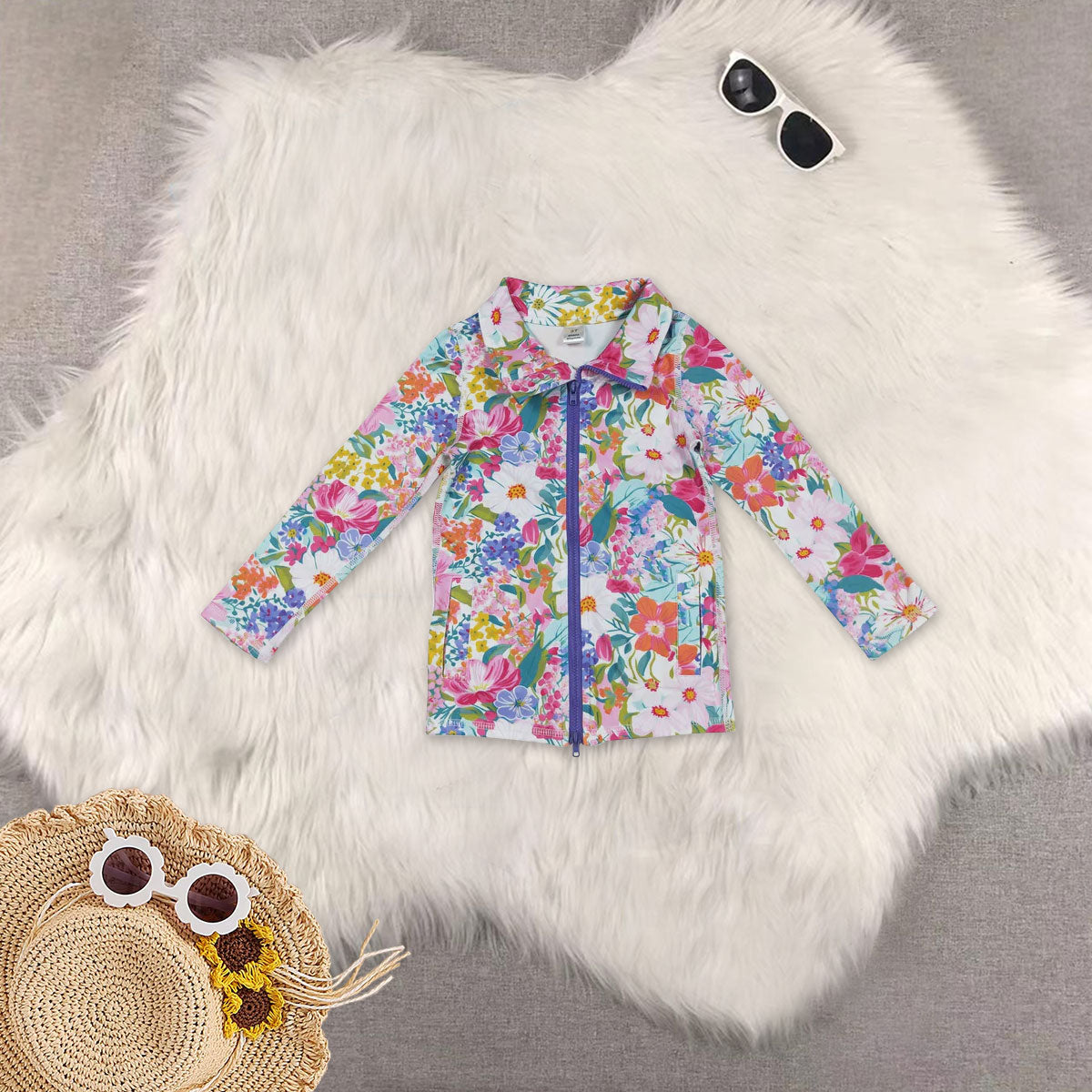 12/18m-8/9t RTS NO MOQ Sibling Baby Girls yoga Long Sleeve Tops DENIM SETS and top and jeans