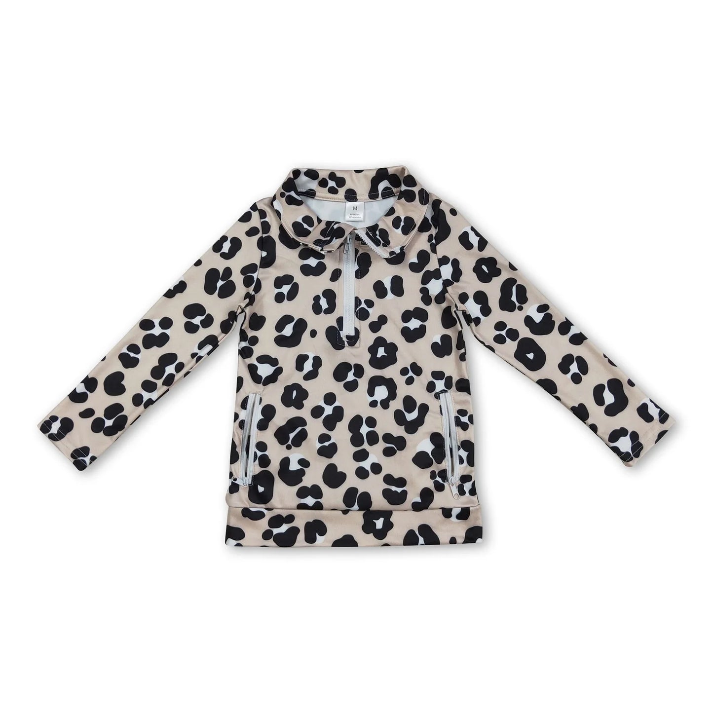 RTS NO MOQ Sibling baby girls clothes yoga Zip-Up Long Sleeve tops