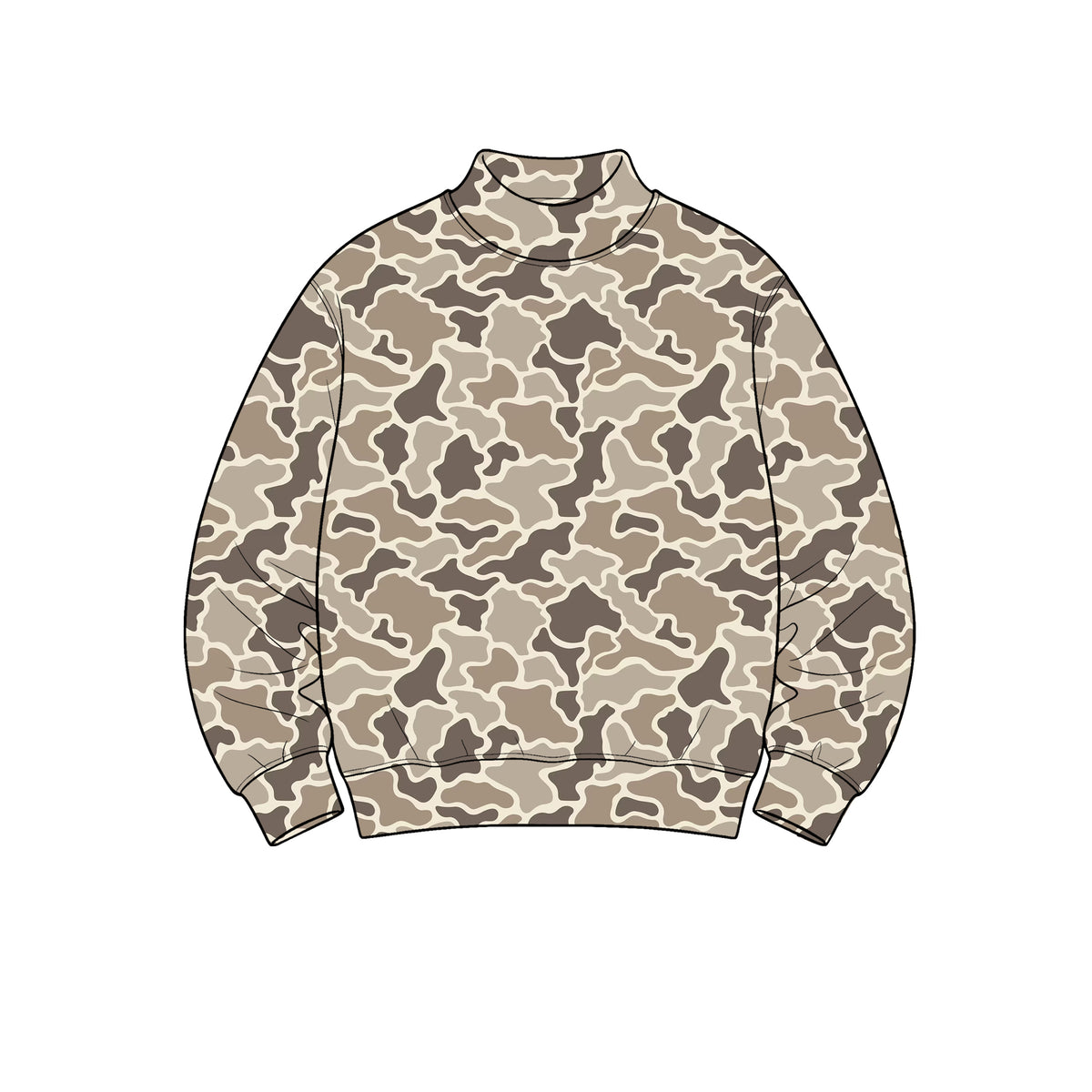 (Preorder new) No moq Yoga Adult Women High Neck Camo Yoga Active Long Sleeve T‑shirts Top