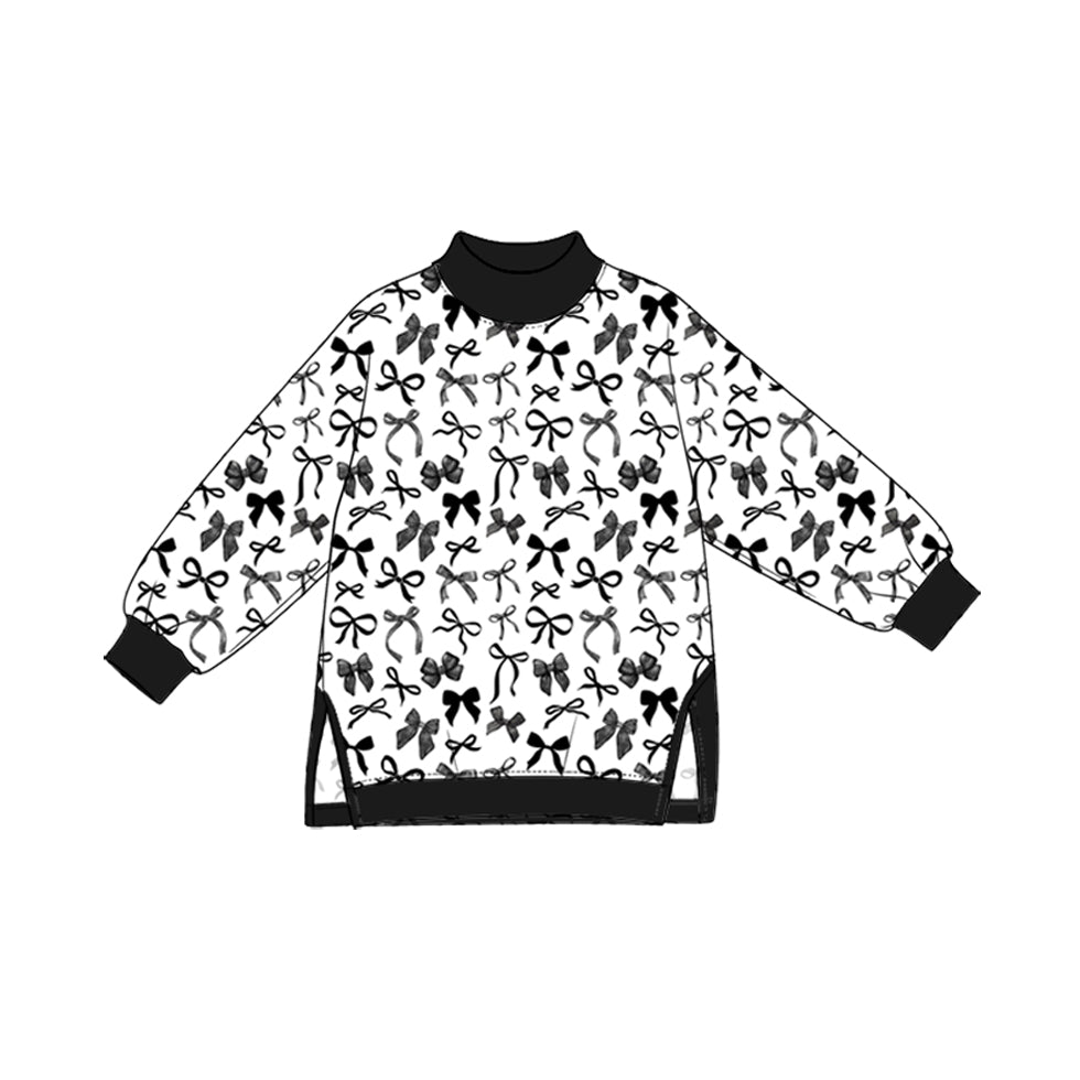 (Preorder new) No moq yoga fabric Baby Girls Leopard Print Crew Neck Long Sleeve Side Slit Pullover Yoga Top