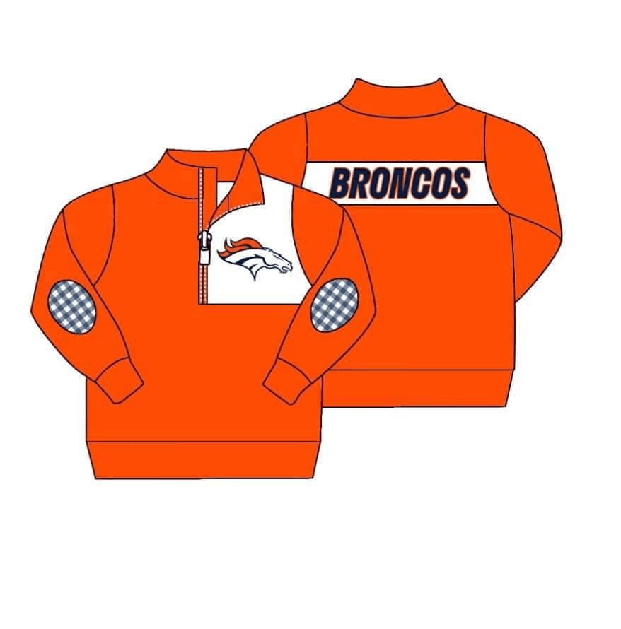 Boys long sleeve BRONCOS top moq 5