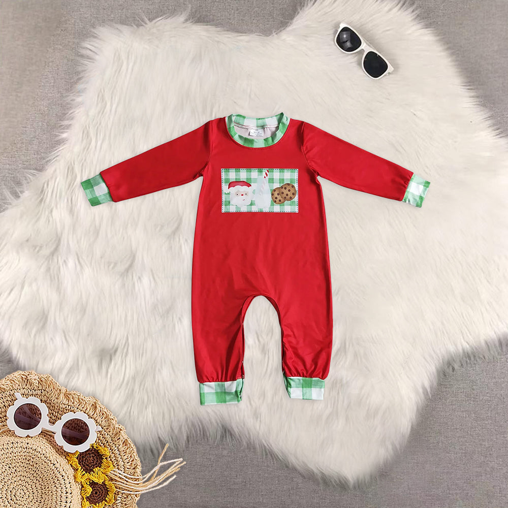 RTS NO MOQ Sibling Baby girls boy clothes Christmas long-sleeved trousers suit & romper