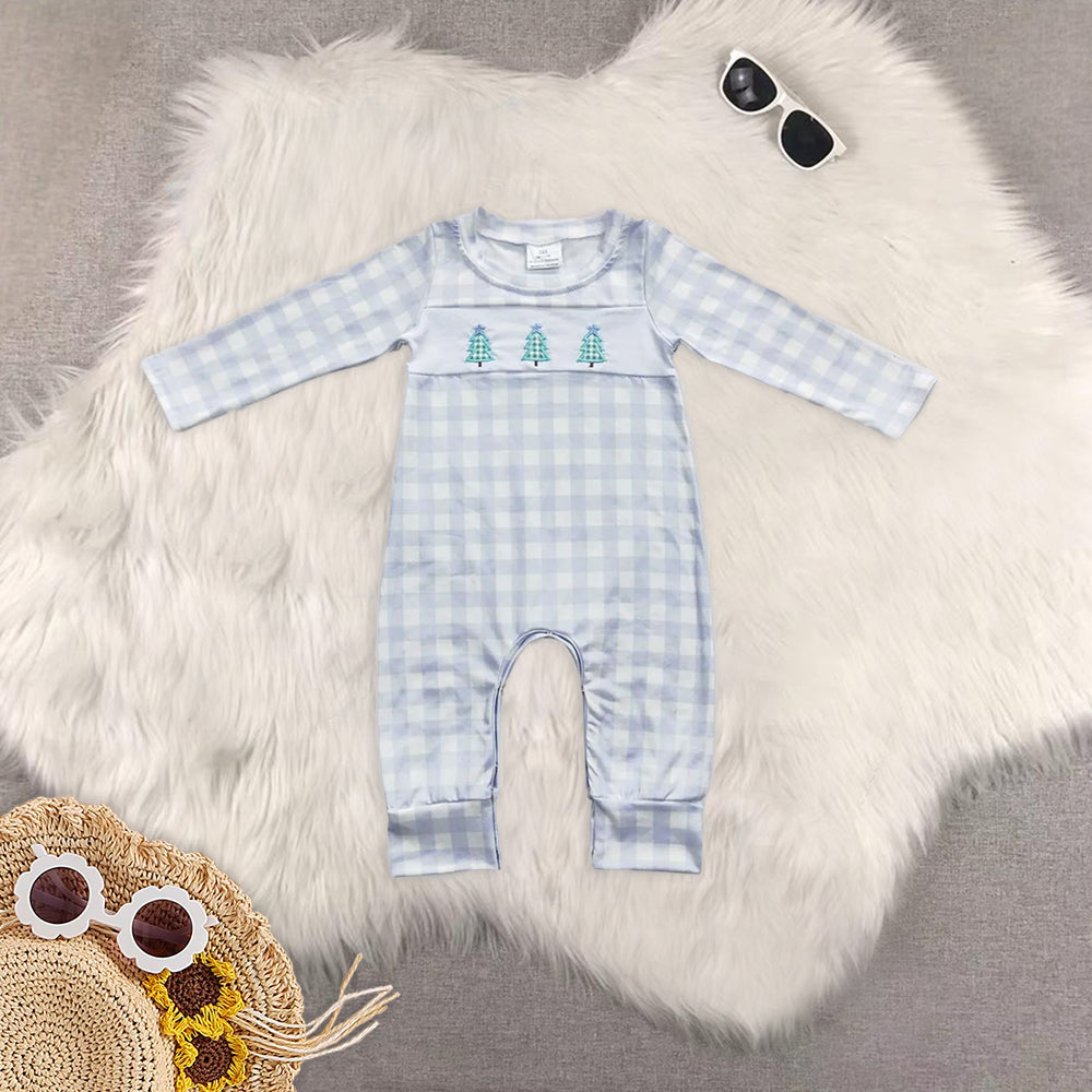 RTS NO MOQ Baby boy clothes Christmas long Sleeve Romper Mixed Sizes