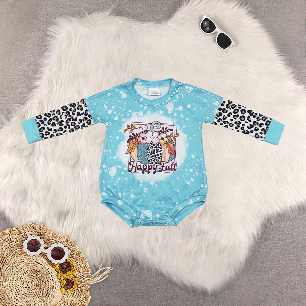 RTS NO MOQ Sibling Baby girls clothes pumpkin short-sleeved trousers suit & romper