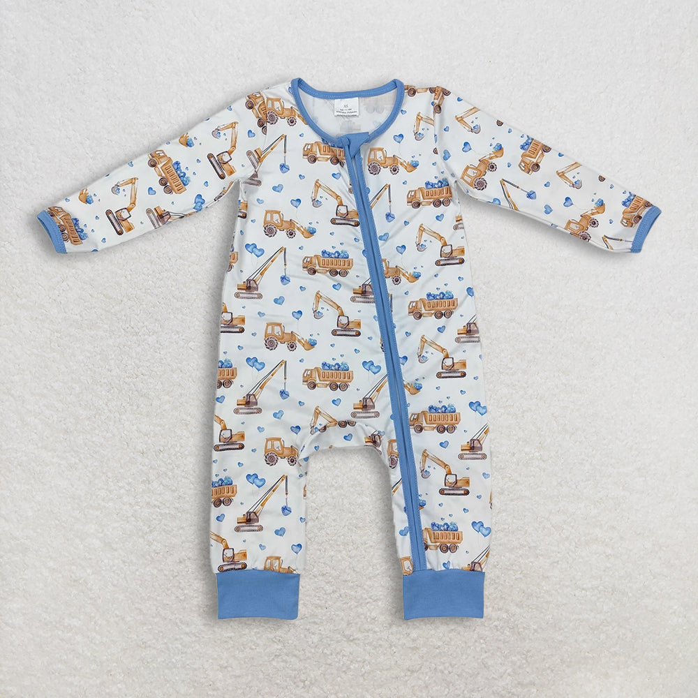 RTS NO MOQ Sibling Baby boy clothes Valentine long-sleeved rompers and top