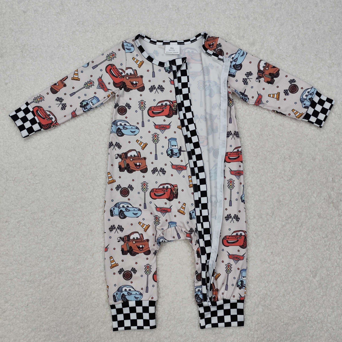 RTS Boys and girls Cars Short Sleeve Shorts sets romper