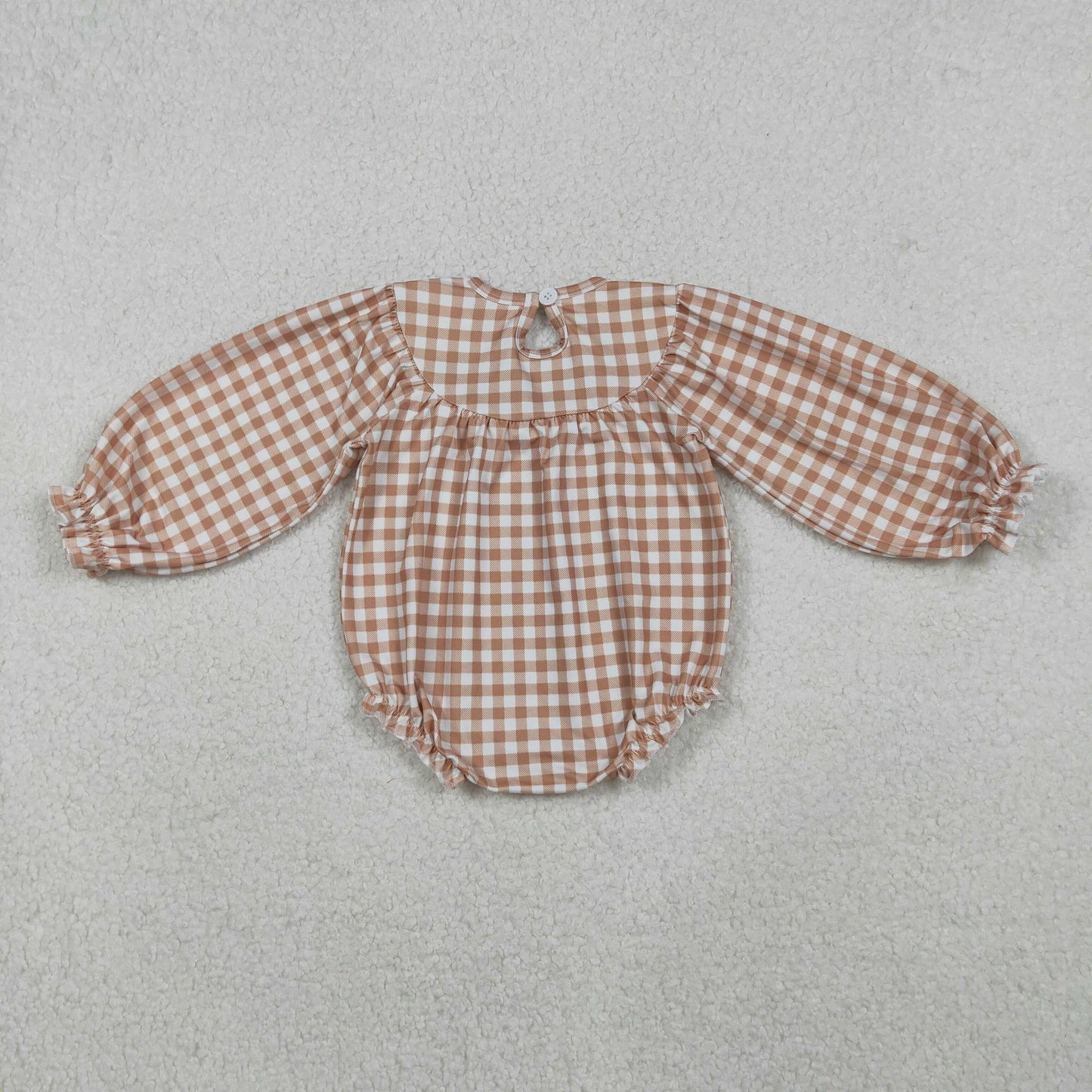 RTS NO MOQ Sibling Baby girls clothes smocked Embroidery turkey long-sleeved rompers
