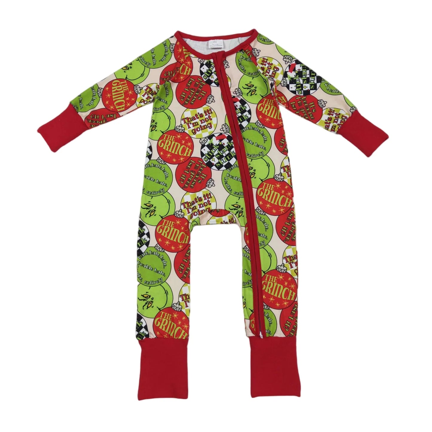 RTS NO MOQ Sibling milk silk Cute Clothes Baby Boys Girls Christmas Lights Knee Length Dress Zipper Foot Cover Romper Family Matching Night Outfits
