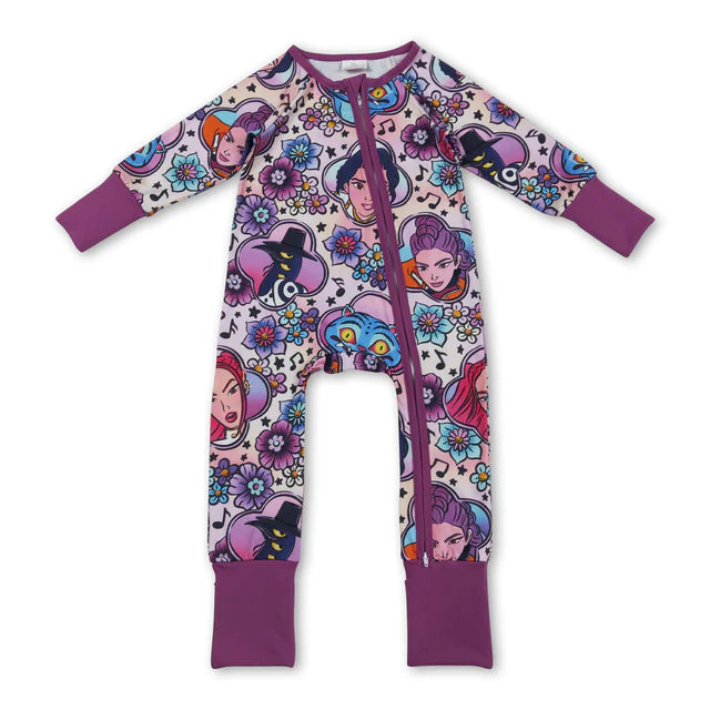 RTS NO MOQ Sibling milk silk Baby Girls Girls Music Flowers Ruffle Knee Length Dresses Romper Set