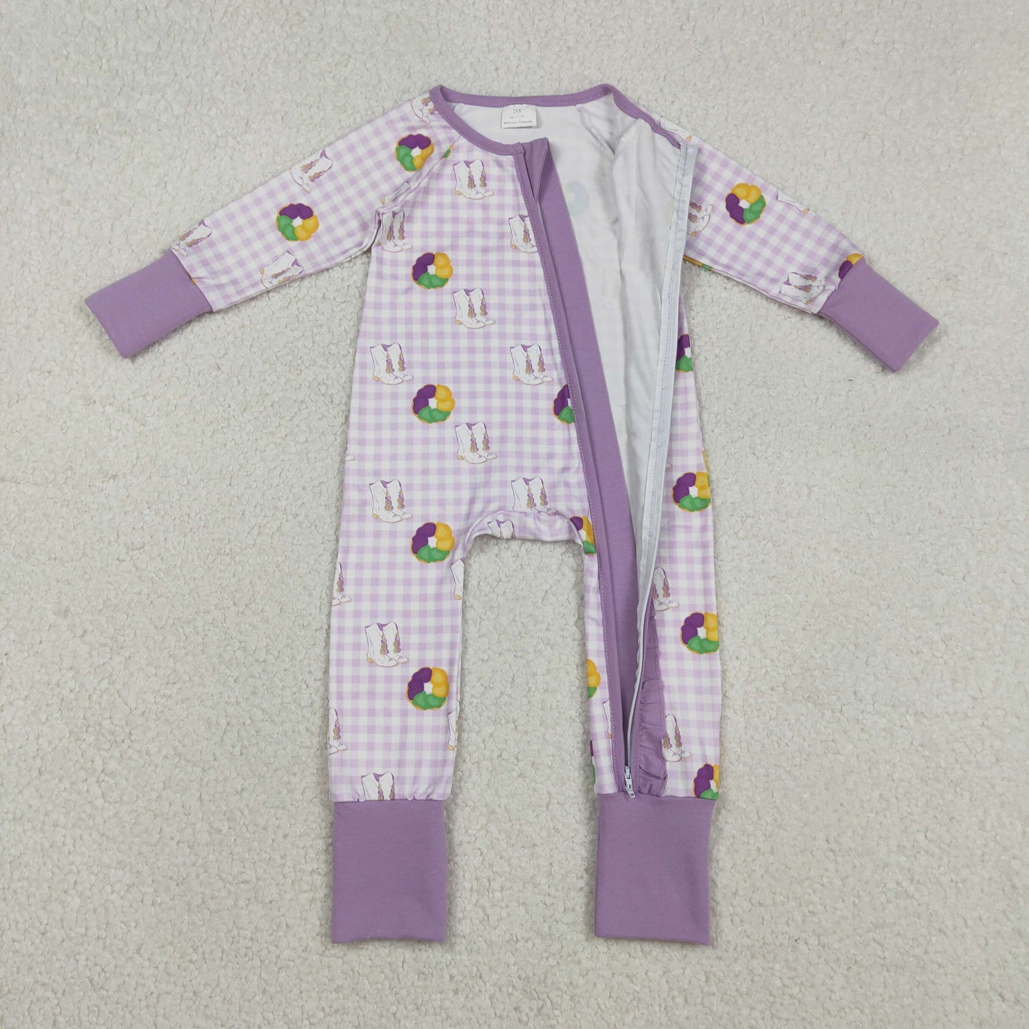 RTS NO MOQ Sibling Baby girl clothes Mardi gras short-sleeved shorts suit & rompers and dress
