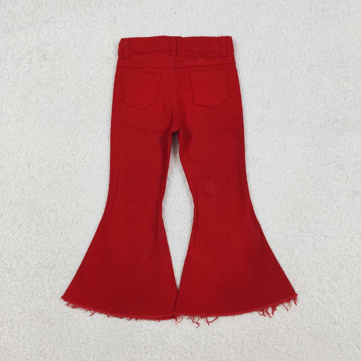 RTS NO MOQ(In Stock) Bright Red Jeans