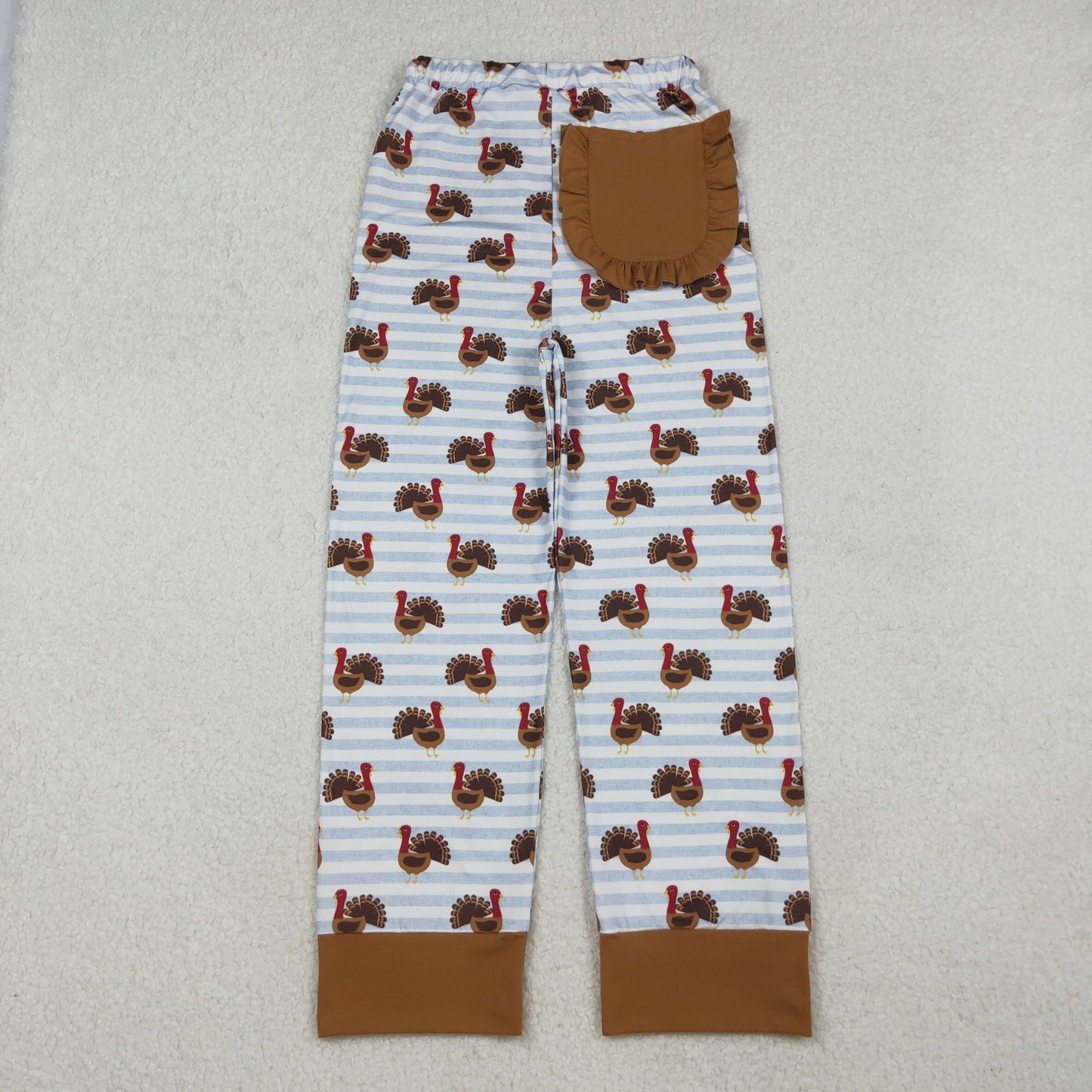 RTS NO MOQ Sibling Baby boy clothes turkey long-sleeved romper and adult pants