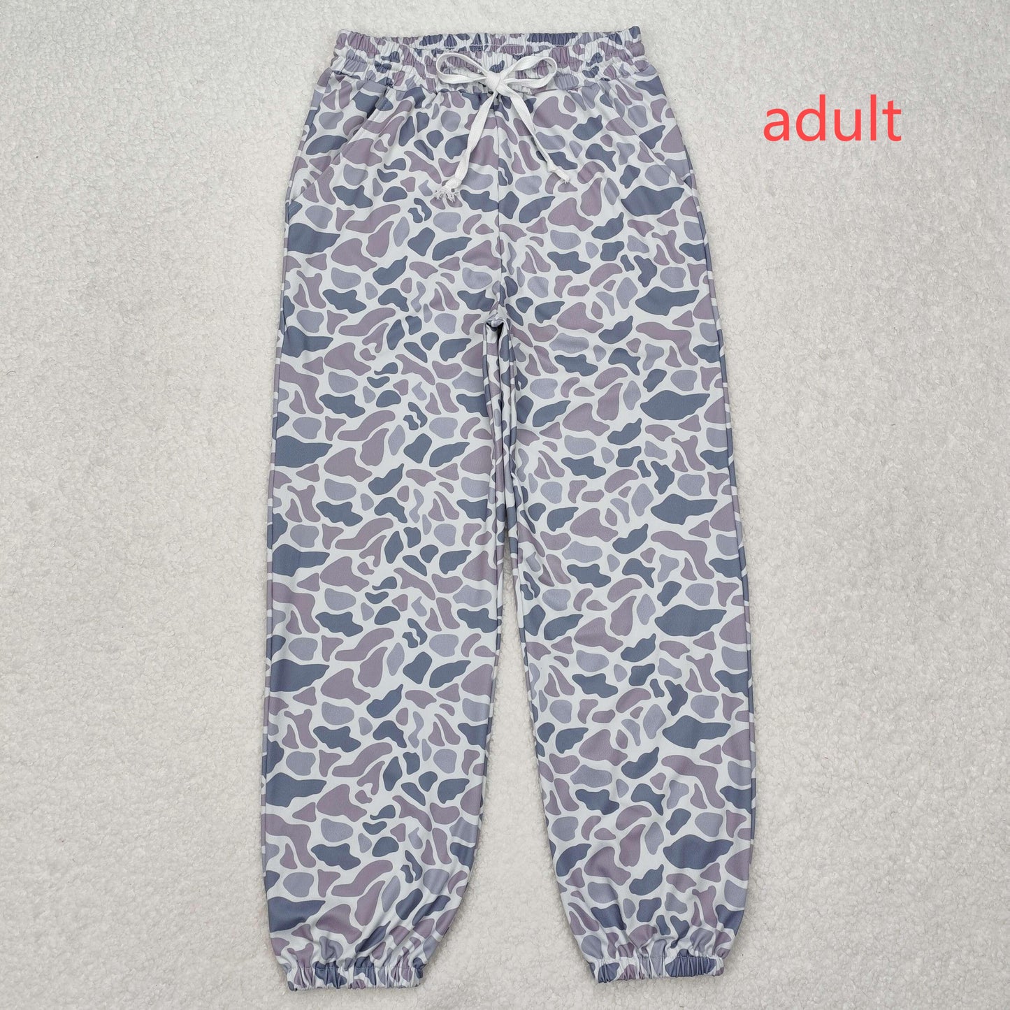 RTS NO MOQ(In Stock) Adult female camouflage gray yoga trousers