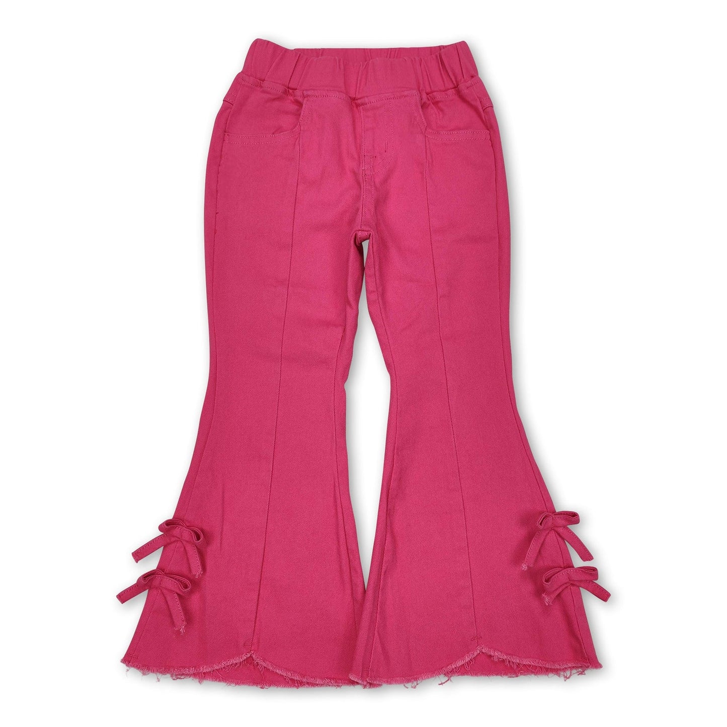 RTS NO MOQ Sibling Baby Girls Clothes Jeans: Flared & Ripped