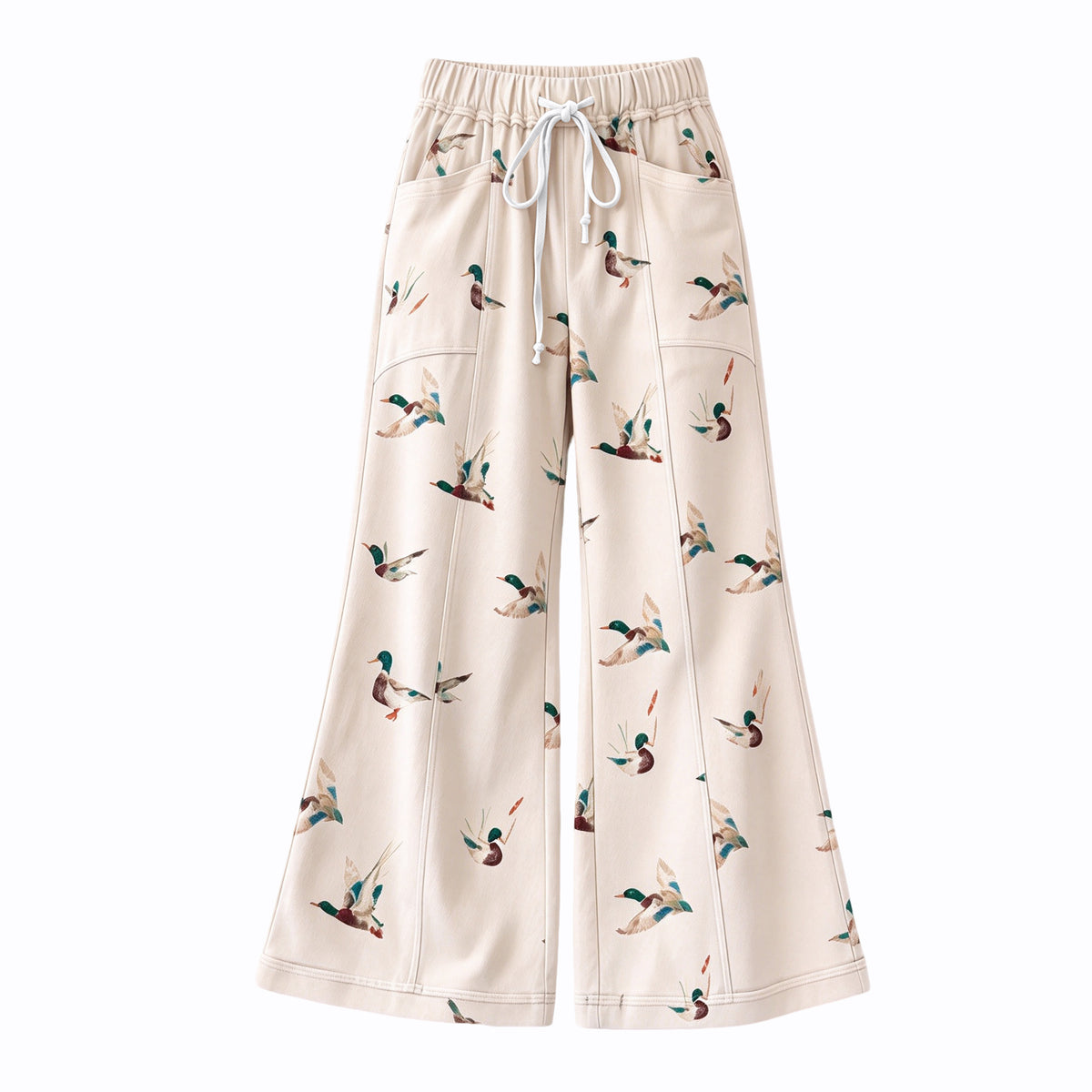 (Preorder new) No moq Adult To Match Kids Camouflage Drawstring Bell Bottom Pant