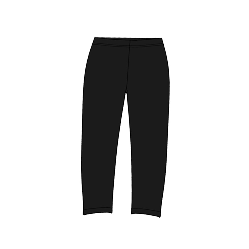 (Preorder new) No moq yoga fabric cotton Baby Girls Solid Elastic Waist Yoga Leggings Pants Bottom