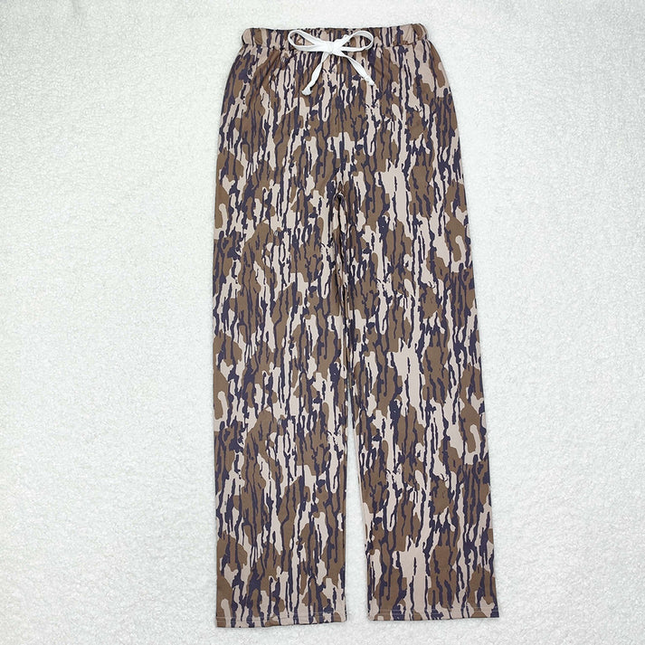 RTS NO MOQ Adult Man Camo Fall Bottom Pants Pajamas Lounge Wear
